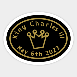 King Charles III May 6th 2023 Coronation Sticker